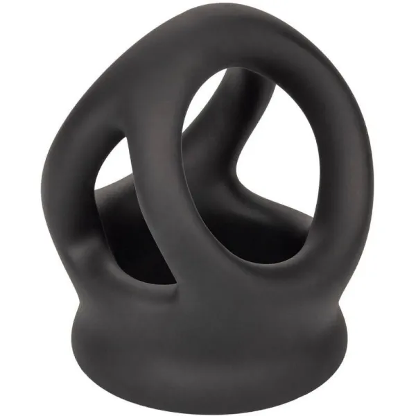 Alpha Dual Cage Ring Schwarz von Calexotics | Fesselliebe.de