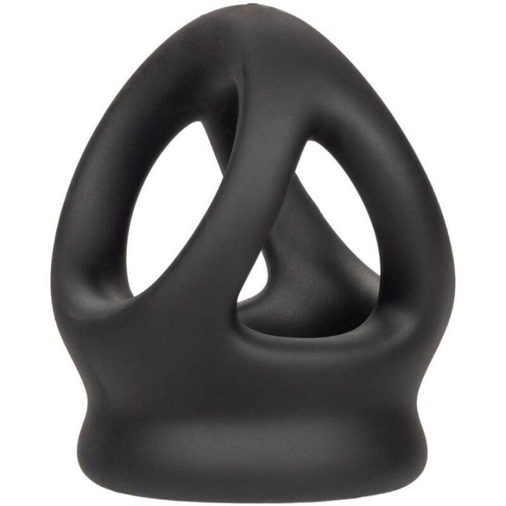 Alpha Dual Cage Ring Schwarz von Calexotics | Fesselliebe.de