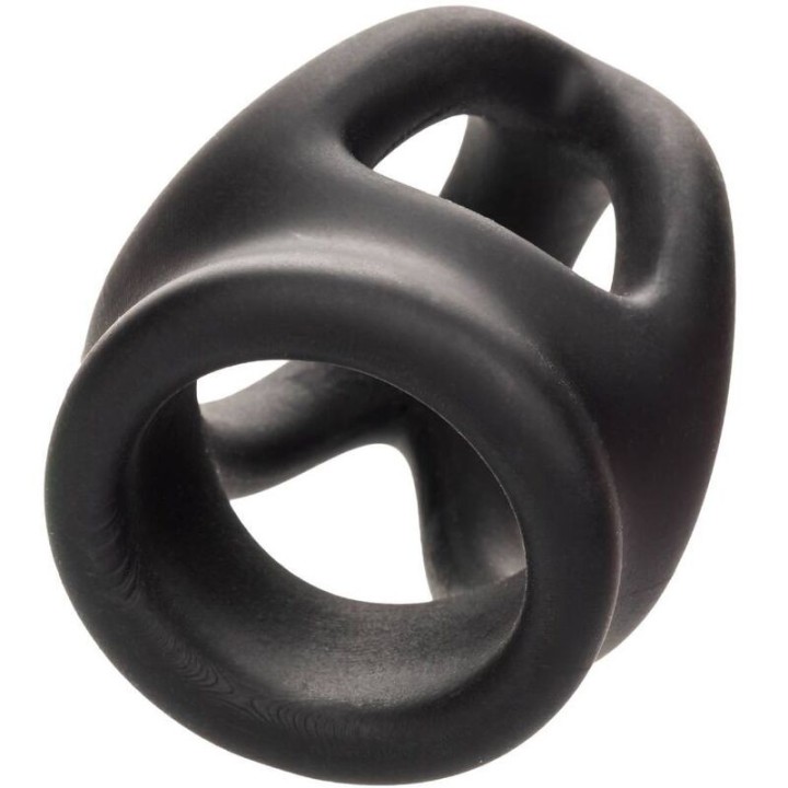 Alpha Dual Cage Ring Schwarz von Calexotics | Fesselliebe.de