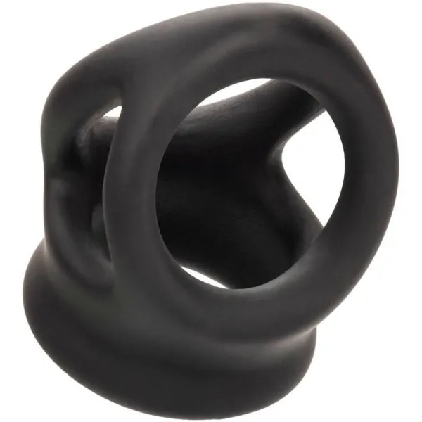 Alpha Dual Cage Ring Schwarz von Calexotics | Fesselliebe.de