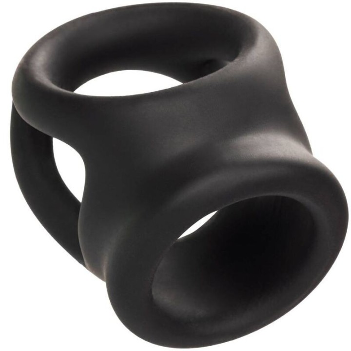 Alpha Dual Cage Ring Schwarz von Calexotics | Fesselliebe.de