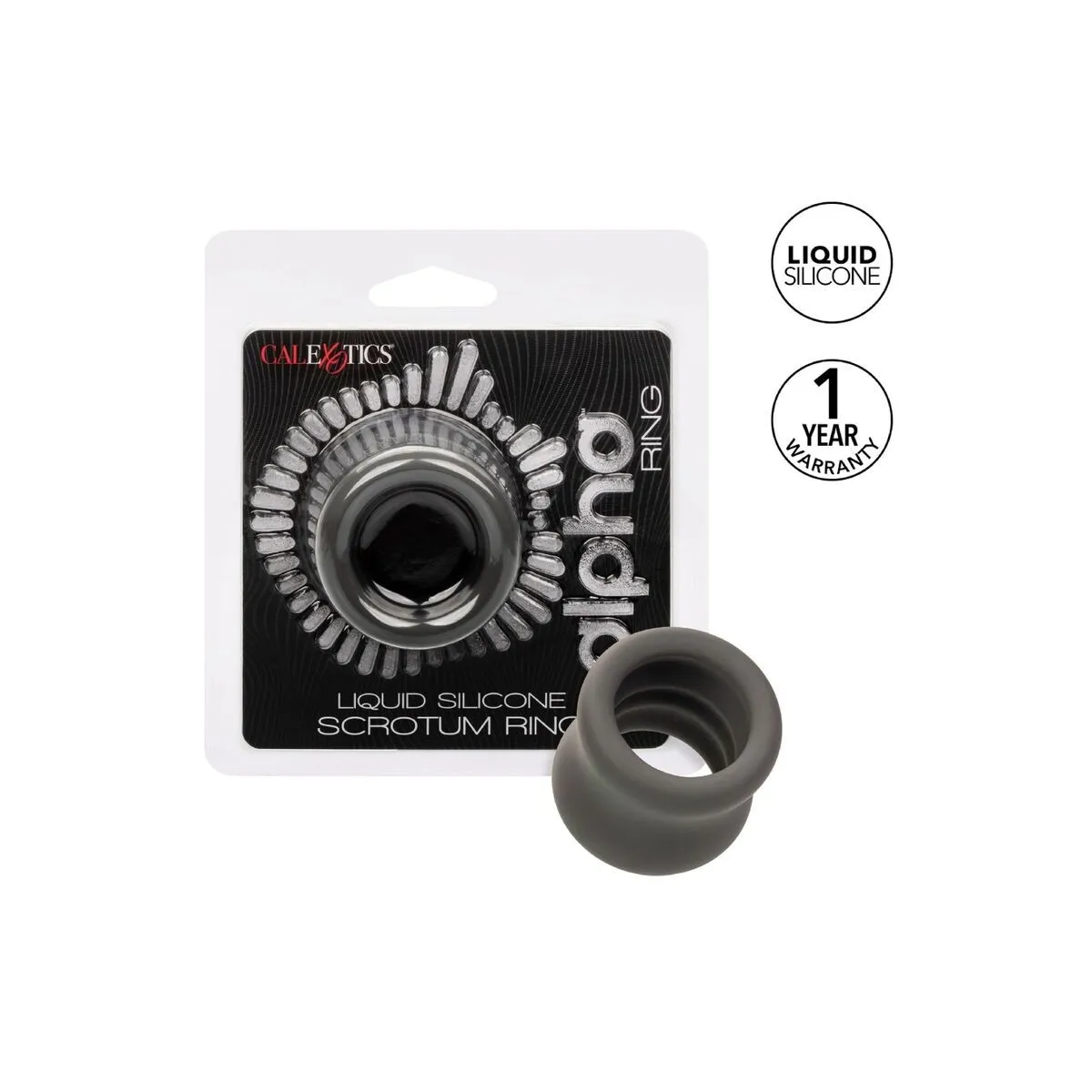 Alpha Scrotum Dehnungsring Schwarz von Calexotics | Fesselliebe.de