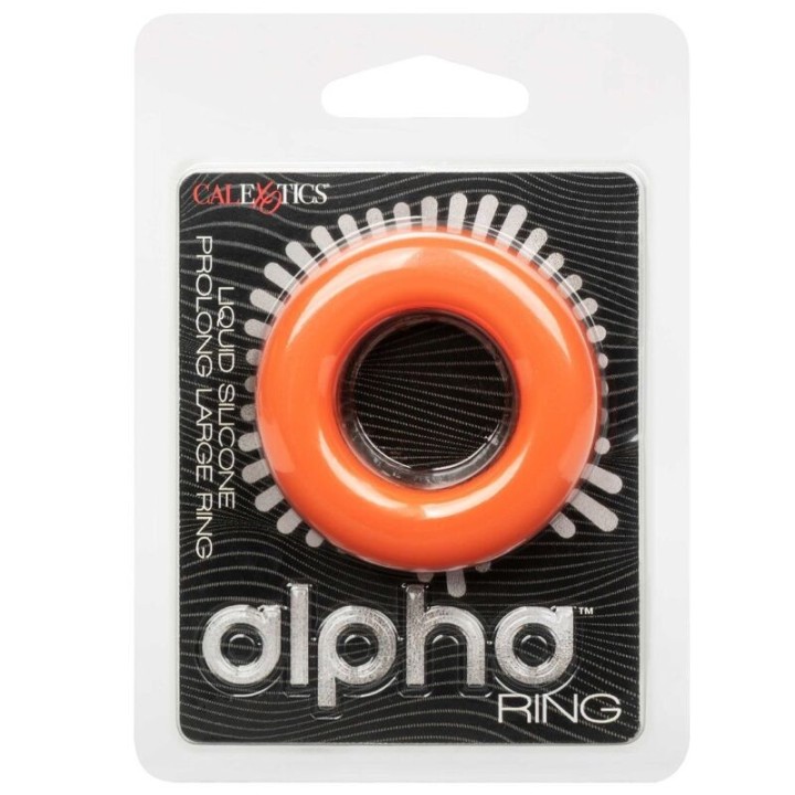Alpha Prolong Grosser Ring Orange von Calexotics | Fesselliebe.de