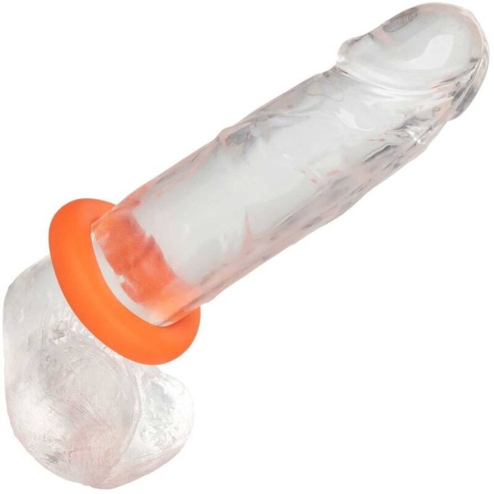 Alpha Prolong Grosser Ring Orange von Calexotics | Fesselliebe.de