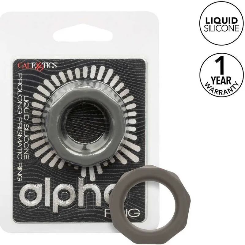 Alpha Prolong Prismatischer Ring Grau von Calexotics | Fesselliebe.de