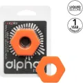 Alpha Prolong Sexagon Ring Orange von Calexotics