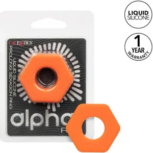 Alpha Prolong Sexagon Ring Orange von Calexotics | Fesselliebe.de