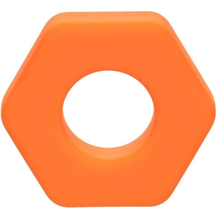 Alpha Prolong Sexagon Ring Orange von Calexotics | Fesselliebe.de