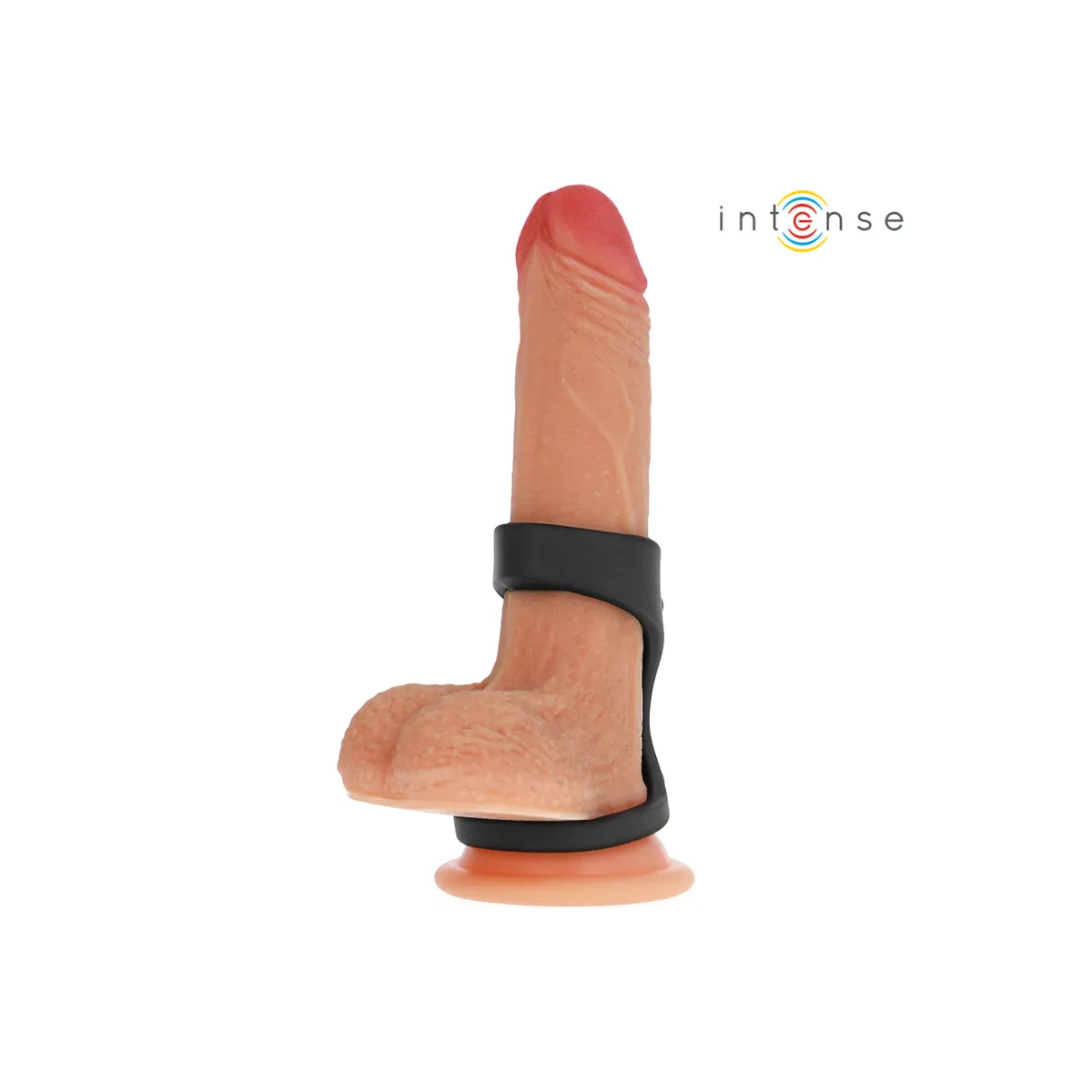 Theo Doppelter Penisring aus Silikon Schwarz Modell 3 von Intense Couples Toys | Fesselliebe.de
