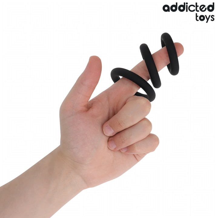 Set Silikonringe Modell 1 von Addicted Toys | Fesselliebe.de