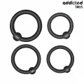 Set aus Druckringen aus Silikon von Addicted Toys
