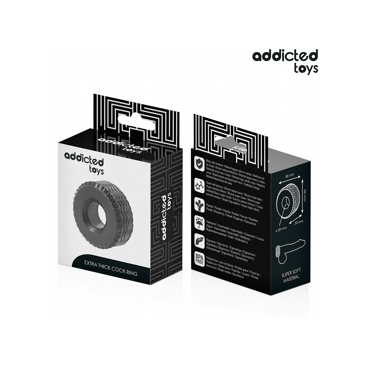 Extra Dicker Cockring von Addicted Toys | Fesselliebe.de