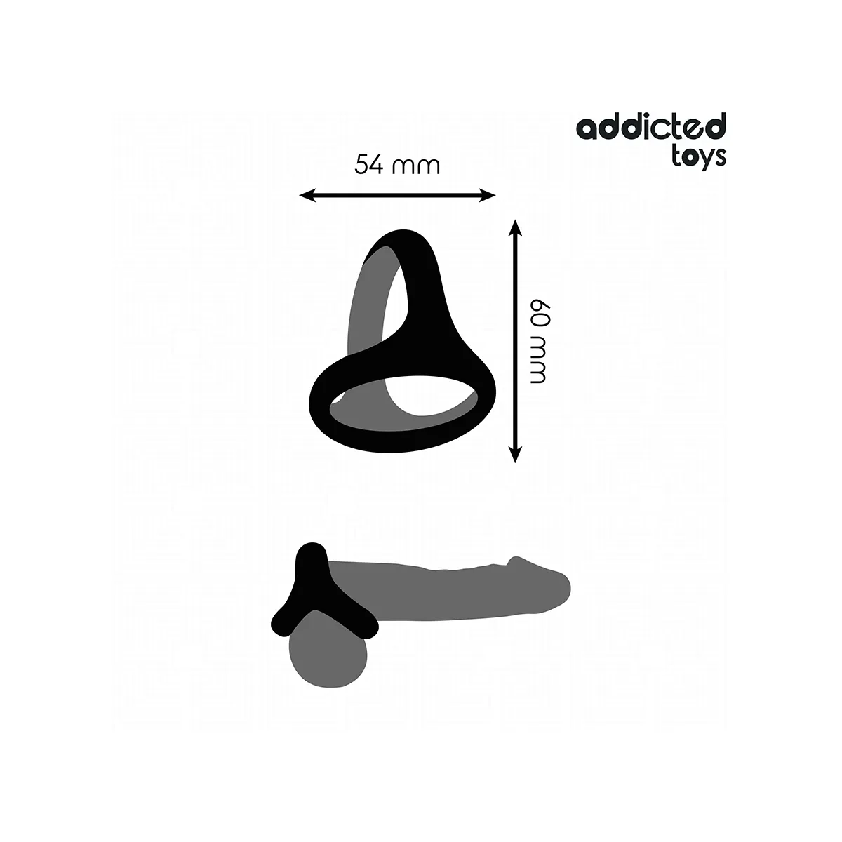 Dicker Dreifach-Penisring von Addicted Toys | Fesselliebe.de