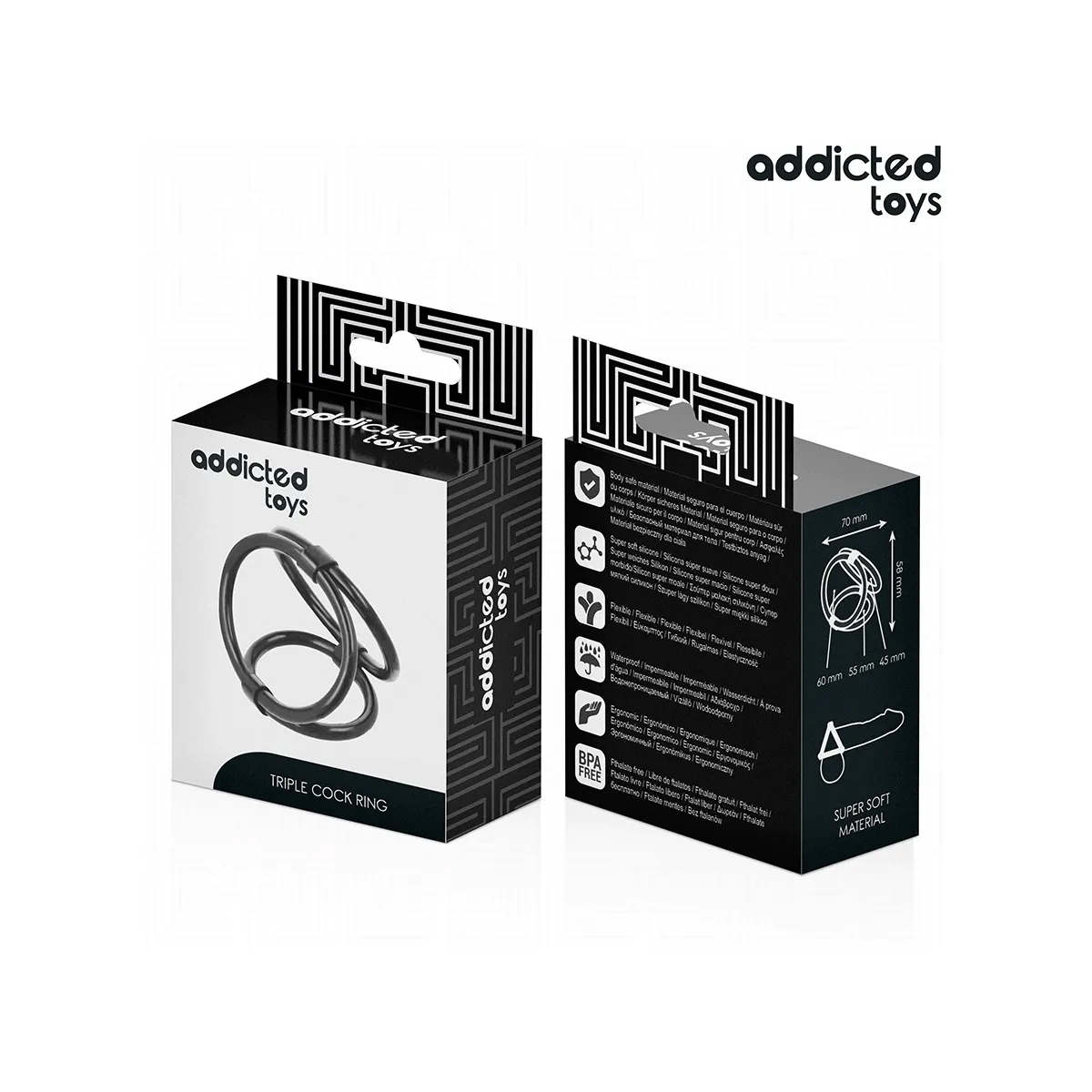 Dreifach-Penisring von Addicted Toys | Fesselliebe.de