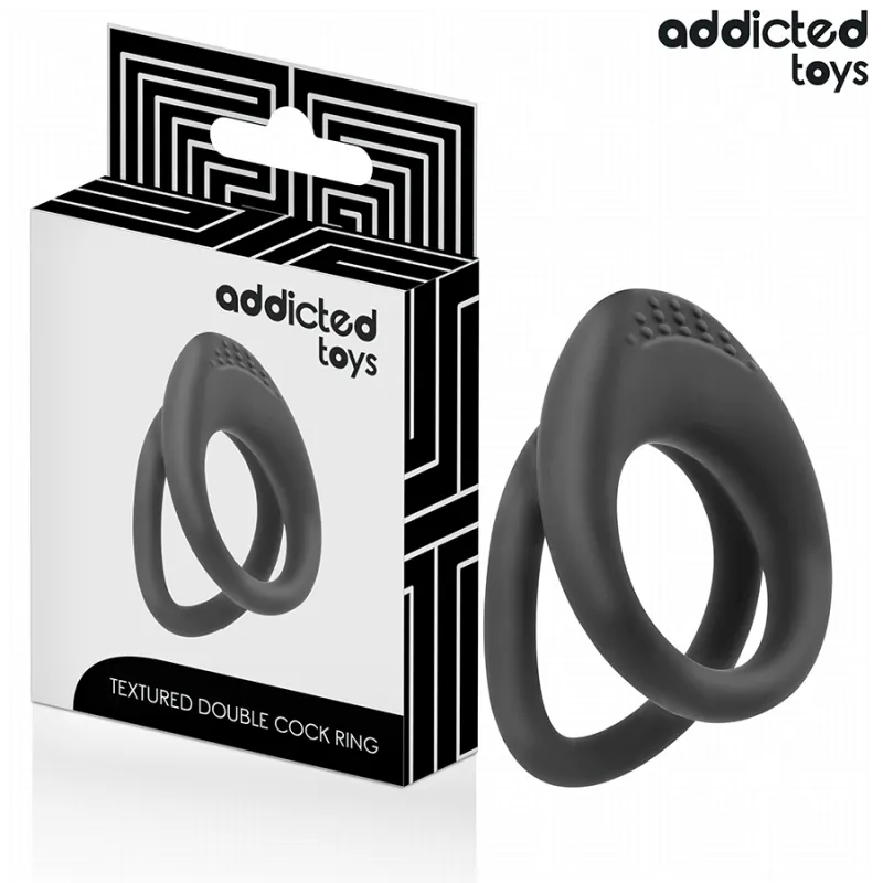 Doppelt Strukturierter Penisring von Addicted Toys | Fesselliebe.de