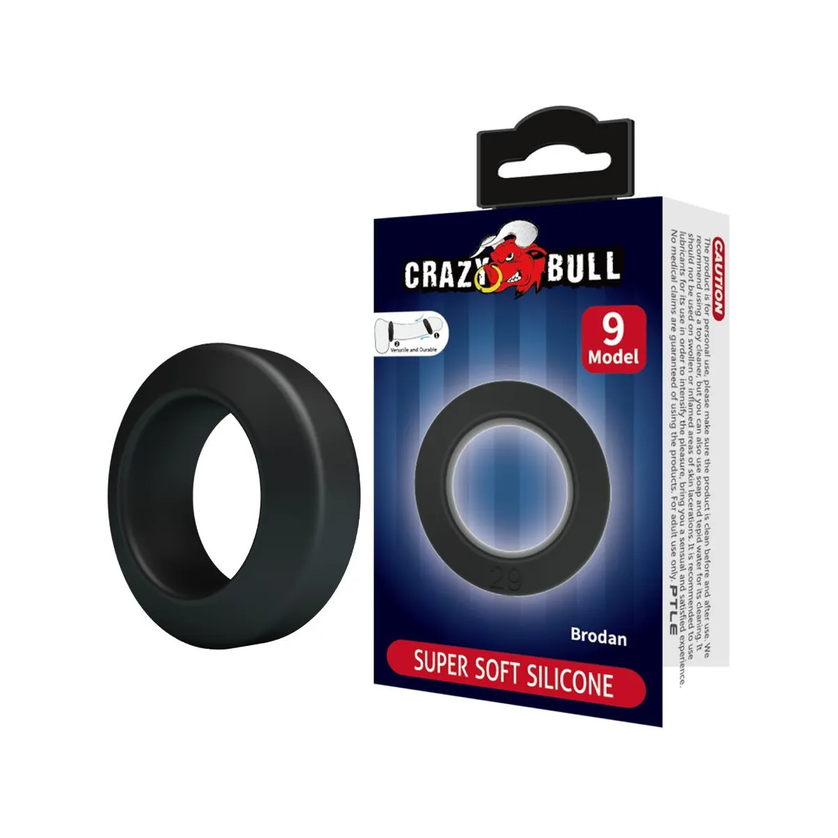 Brodan Silikonring Modell 9 von Crazy Bull | Fesselliebe.de