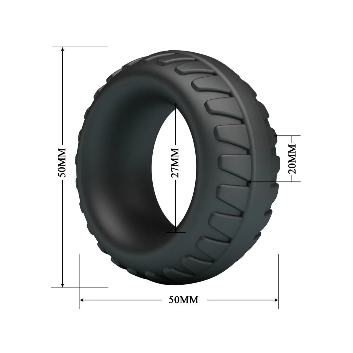 Dilson Silikonring Modell 3 von Crazy Bull | Fesselliebe.de