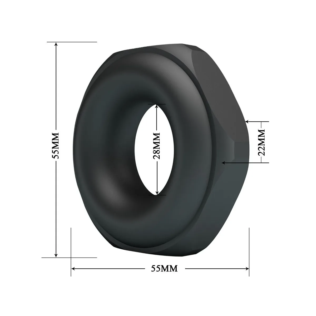 Jarvius Silikonring Modell 14 von Crazy Bull | Fesselliebe.de