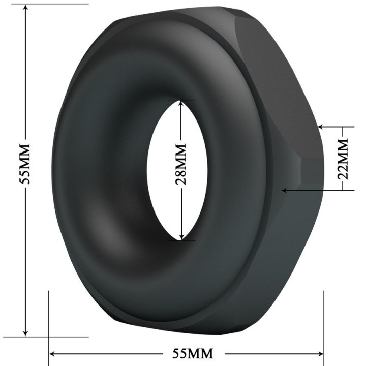 Jarvius Silikonring Modell 14 von Crazy Bull | Fesselliebe.de