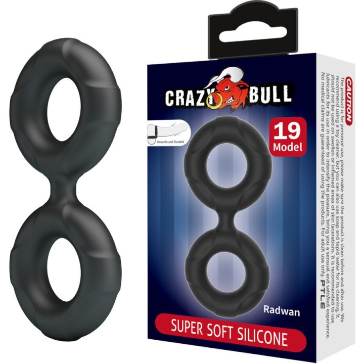 Radwan Doppelter Silikonring Modell 19 von Crazy Bull | Fesselliebe.de