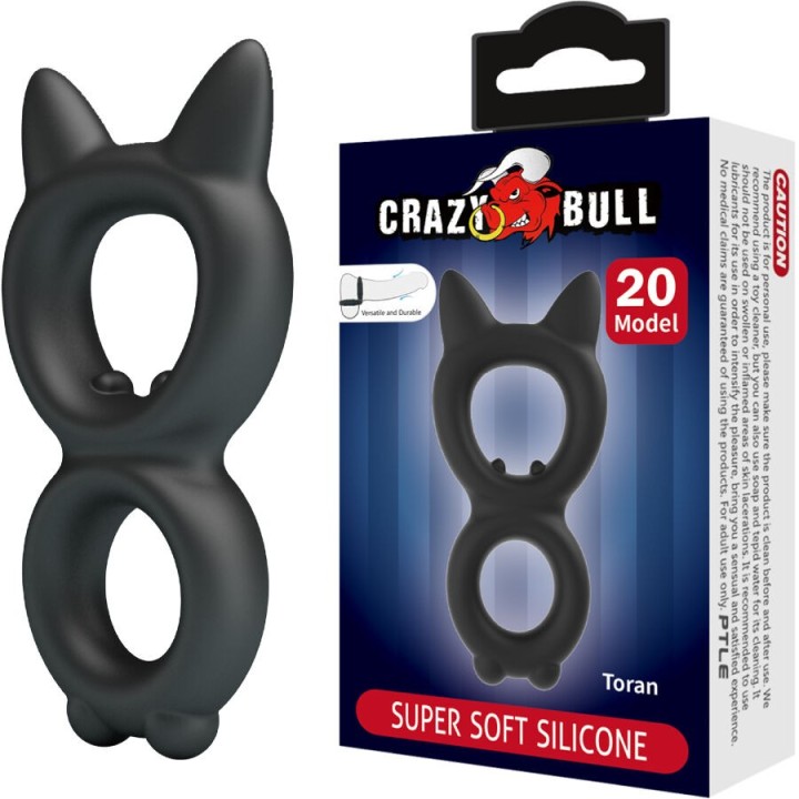 Toran Doppelter Silikonring Modell 20 von Crazy Bull | Fesselliebe.de
