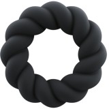 Twist Schwarzer Silikon-Masturbatorring von Rocks-Off | Fesselliebe.de