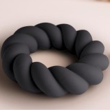 Twist Schwarzer Silikon-Masturbatorring von Rocks-Off | Fesselliebe.de