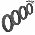 Set mit Strukturiertem Cockring In 4 Grössen von Addicted Toys