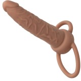 Performance Maxx wiederaufladbarer Dual-Penetrator, Braun von Calexotics | Fesselliebe.de