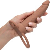 Performance Maxx wiederaufladbarer Dual-Penetrator, Braun von Calexotics | Fesselliebe.de