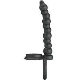 Dillion Doppelte Penetration Cock Ring Schwarz von Pretty Love | Fesselliebe.de