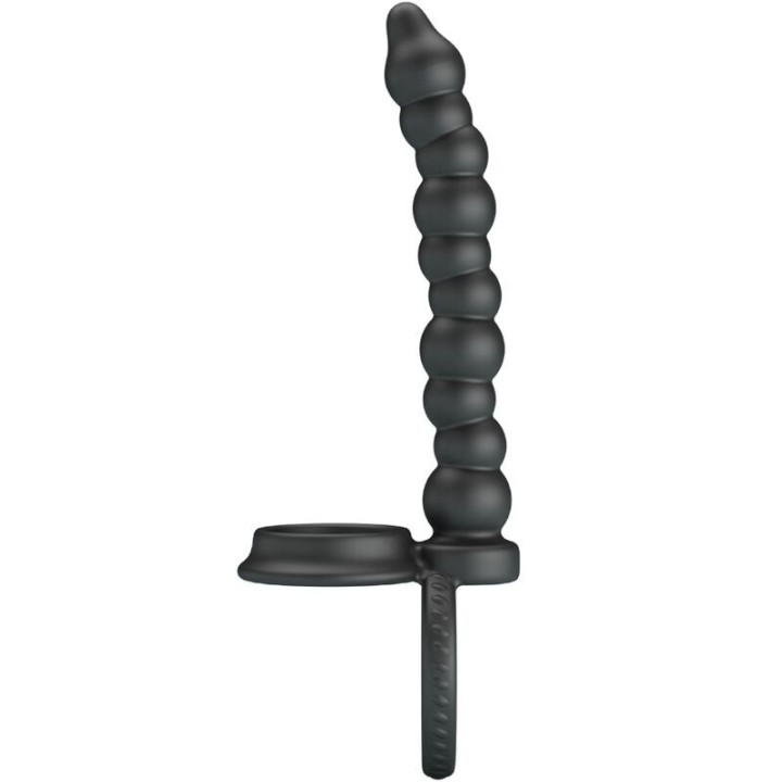 Dillion Doppelte Penetration Cock Ring Schwarz von Pretty Love | Fesselliebe.de