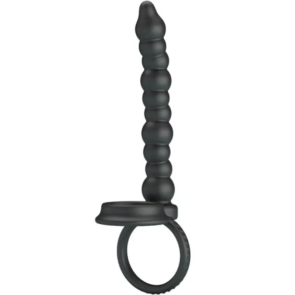 Dillion Doppelte Penetration Cock Ring Schwarz von Pretty Love | Fesselliebe.de