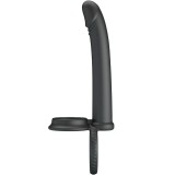 Dillion Doppelte Penetration Doppelter Cockring Schwarz von Pretty Love | Fesselliebe.de