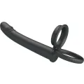 Dillion Doppelte Penetration Doppelter Cockring Schwarz von Pretty Love