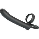 Dillion Doppelte Penetration Doppelter Cockring Schwarz von Pretty Love | Fesselliebe.de