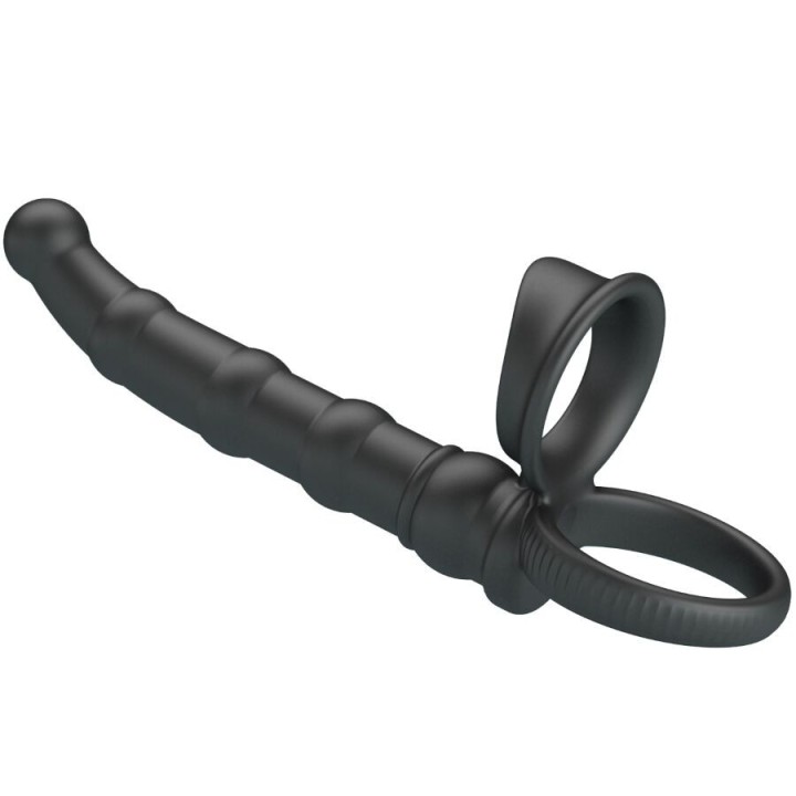 Tatum Vibrierender Penisring mit Stecker 10 Vibrationen Schwarz von Pretty Love | Fesselliebe.de