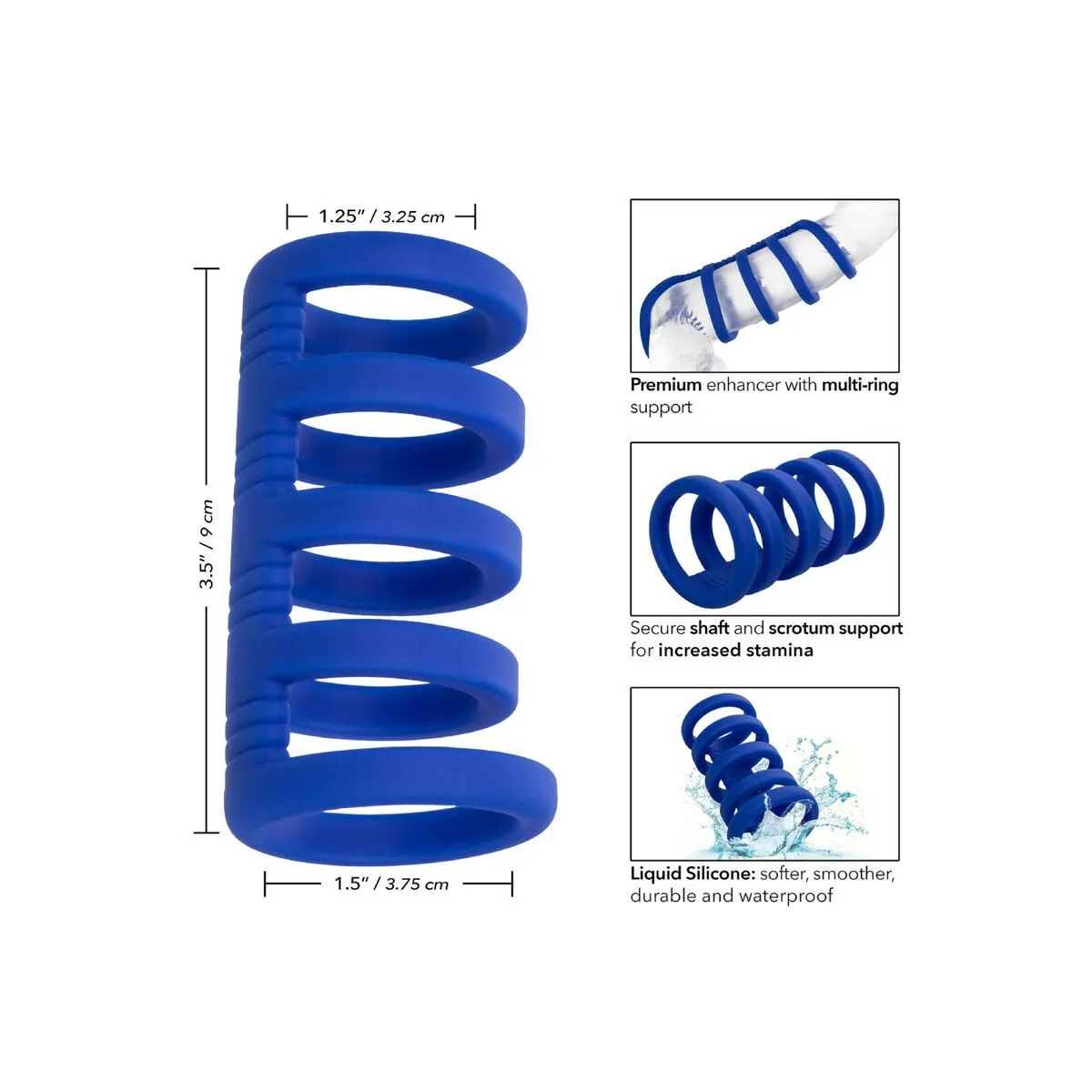 Admiral Xtreme Cage Blau von Calexotics | Fesselliebe.de