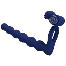 Ajmal Vibrationsring mit Stecker Blau von Pretty Love Male | Fesselliebe.de