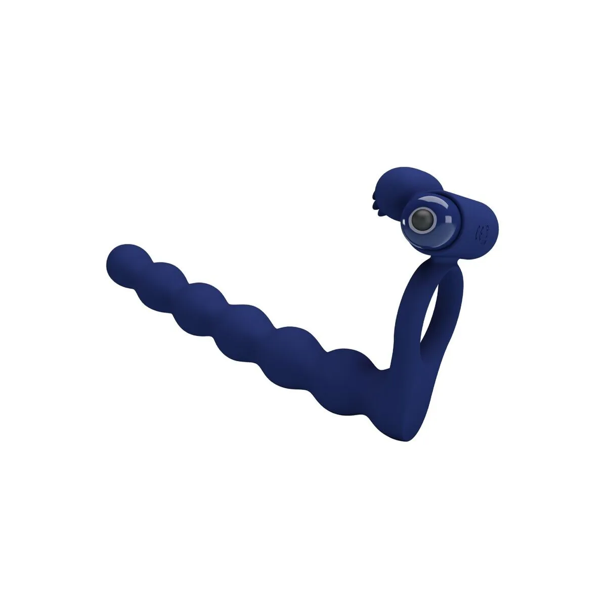 Ajmal Vibrationsring mit Stecker Blau von Pretty Love Male | Fesselliebe.de