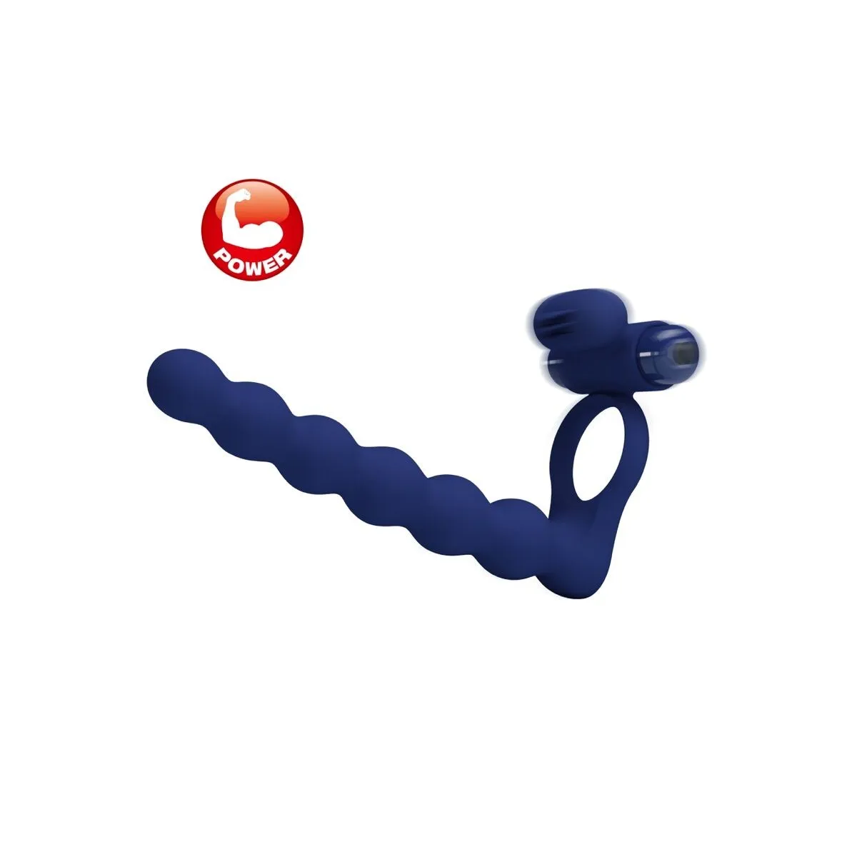 Ajmal Vibrationsring mit Stecker Blau von Pretty Love Male | Fesselliebe.de