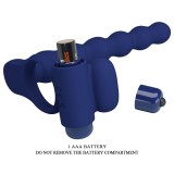 Ajmal Vibrationsring mit Stecker Blau von Pretty Love Male | Fesselliebe.de