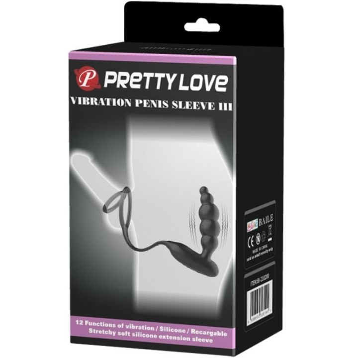 Penisringe mit Vibrator-Plug von Pretty Love | Fesselliebe.de