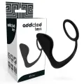 Analplug mit Schwarzem Penisring von Addicted Toys