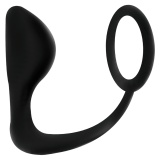 Analplug mit Schwarzem Penisring von Addicted Toys | Fesselliebe.de