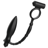 Analplug mit Vibrationsring von Addicted Toys | Fesselliebe.de