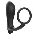 Vibratorischer Analplug mit Penisring von Addicted Toys