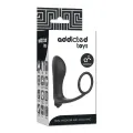 Vibratorischer Analplug mit Penisring von Addicted Toys