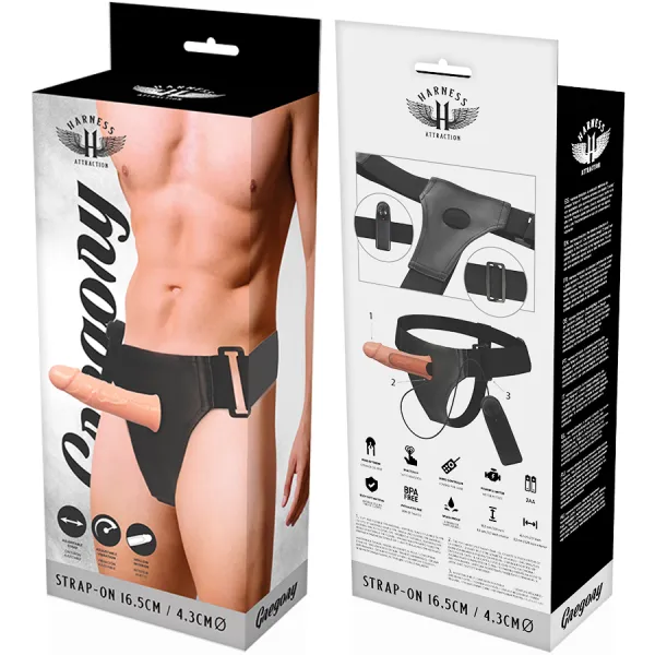 Gregory Hollow Rnes mit Vibrator 16,5 cm -O- 4,3 cm von Harness Attraction | Fesselliebe.de