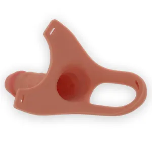 Hohlgeschirr mit Silikon-Dildo 16 X 3,5 cm von Intense Couples Toys